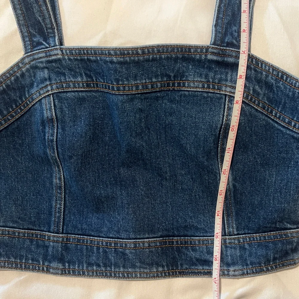 Sézane Hermance Top - blue denim top - Picture 6 of 10